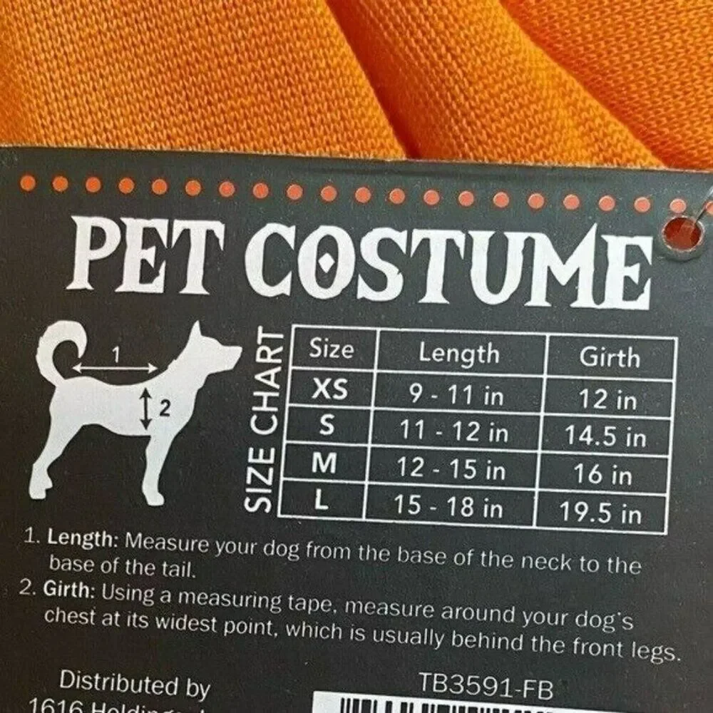 Pumpkin Dog Hoodie Size Medium NWT Pet Puppy Gift Holiday Comfy